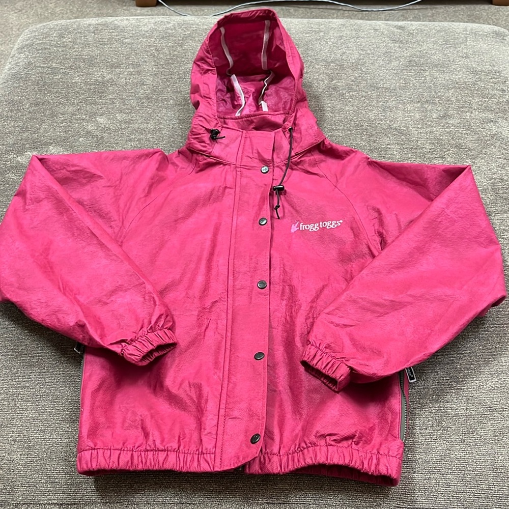 Frog Toggs Raincoat/Jacket Size Small